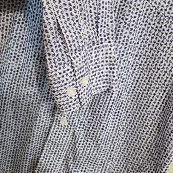 Wrangler Kids Embroidered Long Sleeve Button Down Collared Shirt Western Medium - Picture 5 of 12